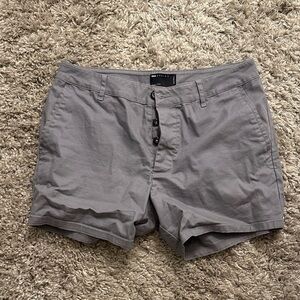 ASOS Gray Flat Front Men Shorts